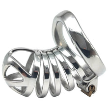 Load image into Gallery viewer, Steel Male Chastity Cage 3.0 inches