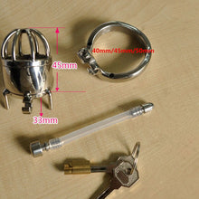 Load image into Gallery viewer, Metal Chastity Cage 1.77 inches long
