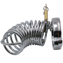 Load image into Gallery viewer, Metal Chastity Cage 4.0 Inches Long