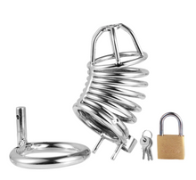 Load image into Gallery viewer, Metal Chastity Device Cage