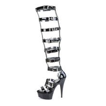 Load image into Gallery viewer, Seductive-2010 Exotic Sandal | Black Patent