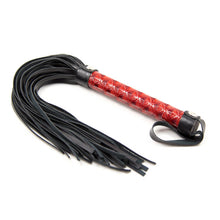 Load image into Gallery viewer, 39cm Faux Leather SM Rope Flogger