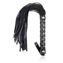 Load image into Gallery viewer, 39cm Faux Leather SM Rope Flogger