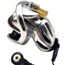 Load image into Gallery viewer, Electric Metal Chastity Cage