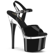 Load image into Gallery viewer, Seductive-B2022 Exotic Sandal | Black Patent