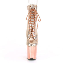 Load image into Gallery viewer, Seductive-1120 Exotic Boot | RoseGold Faux Leather