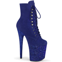 Load image into Gallery viewer, Seductive-A802 Exotic Boot | Blue Faux Suede