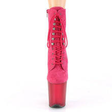 Load image into Gallery viewer, Seductive-A806 Exotic Boot | Fuchsia Faux Suede
