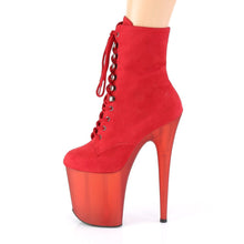 Load image into Gallery viewer, Seductive-A807 Exotic Boot | Red Faux Suede