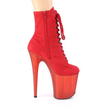 Load image into Gallery viewer, Seductive-A807 Exotic Boot | Red Faux Suede
