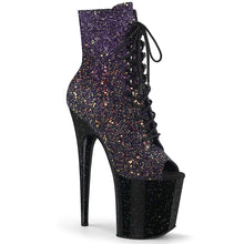 Load image into Gallery viewer, melancholy-1672 OMBG Exotic Boot | Purple Glitter