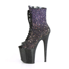 Load image into Gallery viewer, melancholy-1672 OMBG Exotic Boot | Purple Glitter