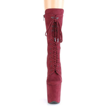Load image into Gallery viewer, Seductive-1050FS Exotic Boot | Burgundy Faux Suede