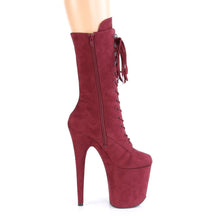 Load image into Gallery viewer, Seductive-1050FS Exotic Boot | Burgundy Faux Suede