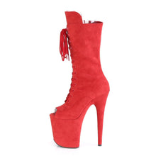 Load image into Gallery viewer, Seductive-1051FS Exotic Boot | Red Faux Suede