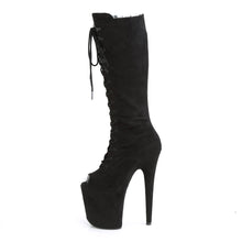 Load image into Gallery viewer, Seductive-2051FS Exotic Boot | Black Faux Suede