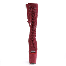 Load image into Gallery viewer, Seductive-2051FS Exotic Boot | Burgundy Faux Suede
