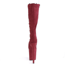 Load image into Gallery viewer, Seductive-2051FS Exotic Boot | Burgundy Faux Suede