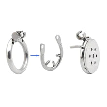 Load image into Gallery viewer, The Flat Chastity Cage with Anti-ring Urethral