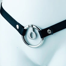 Load image into Gallery viewer, Flat Cock Cage Reverse Stimulation Short Chastity Device Whit Belt