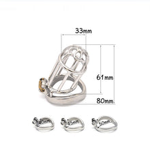 Load image into Gallery viewer, CC68 Steel Chastity Cage