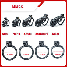 Load image into Gallery viewer, Hole Style Mamba Cock Cage with 4 Arc Rings