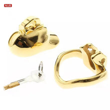 Load image into Gallery viewer, HTV3 Gold Chastity Cage