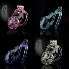 Load image into Gallery viewer, Ice Ghost Lightweight 3D Printed Chastity Cage