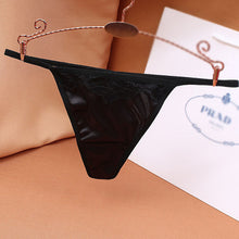 Load image into Gallery viewer, Large satin Thong sexy without trace super elastic luxury low waist Panties