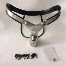 Load image into Gallery viewer, Male Chastity Belt 23 inches to 43 inches Waistline