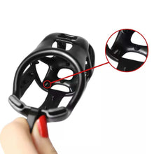 Load image into Gallery viewer, Mamba Spiked Black Chastity Cage