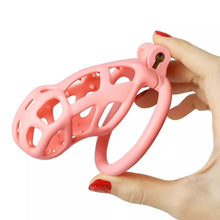 Load image into Gallery viewer, Mamba Spiked Pink Chastity Cage