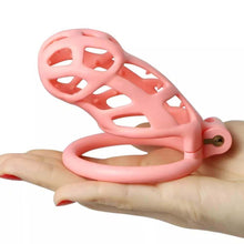Load image into Gallery viewer, Mamba Spiked Pink Chastity Cage
