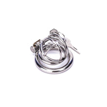 Load image into Gallery viewer, Small Chastity Device 1.10 inches, 1.58 inches, and 2.04 inches long