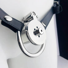 Load image into Gallery viewer, Negative Chastity Cage with Belt and Catheter