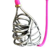 Load image into Gallery viewer, Pink Chastity Belt 23 inches to 43 inches Waistline