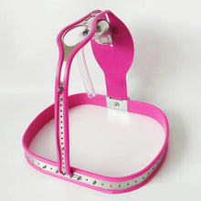 Load image into Gallery viewer, Pink Chastity Belt 23 to 43 inch For Men
