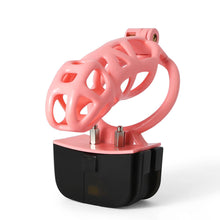 Load image into Gallery viewer, Pink Electric Shock Mamba Chastity Cage