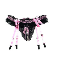Load image into Gallery viewer, Slutty Sissy Garter Belt Set