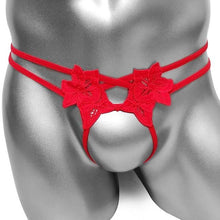 Load image into Gallery viewer, Open Crotch Flower Thong