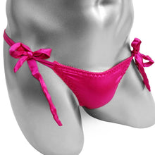 Load image into Gallery viewer, Lace up Satin Panties