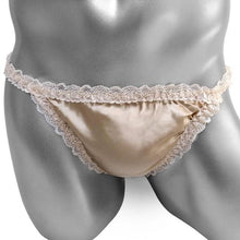 Load image into Gallery viewer, Sissy Pouch Panties Ruffles Lace Briefs Underwear