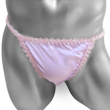 Load image into Gallery viewer, Sissy Pouch Panties Ruffles Lace Briefs Underwear
