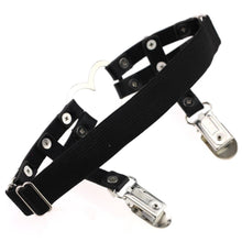 Load image into Gallery viewer, Women's Studded Bondage Garter Belt