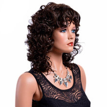 Load image into Gallery viewer, 16 Inches Medium Curly Wig with Bangs