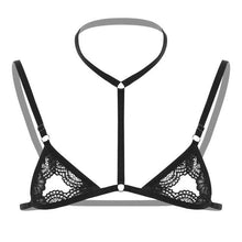 Load image into Gallery viewer, Sheer Lace Mini Sissy Bra