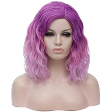 Load image into Gallery viewer, Gradient Short Wavy Wig