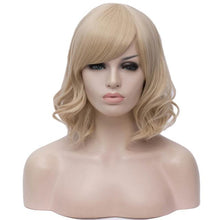 Load image into Gallery viewer, 14 Inches Short Wig with Bangs