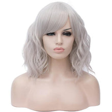 Load image into Gallery viewer, 14 Inches Short Wavy Hair with Bangs