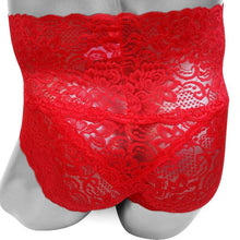 Load image into Gallery viewer, High Waist Lace Sissy Panties